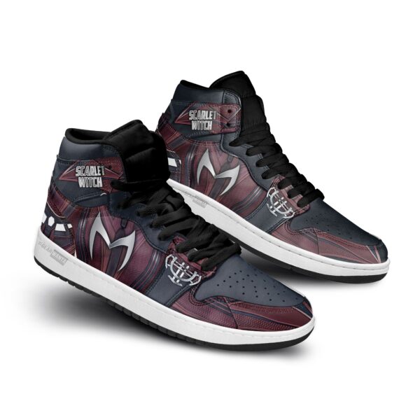 Tubopro Scarlet Witch AJ1 High Sneakers Shoes For Men And Women - Image 2