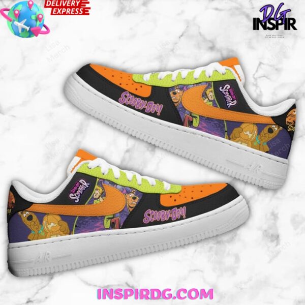 Tubopro Scooby-Doo Air Low-Top Sneakers Shoes For Men And Women - Image 3