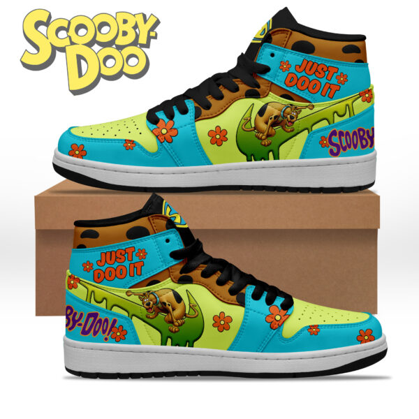 Tubopro Scooby-Doo AJ1 High Sneakers Shoes For Men And Women