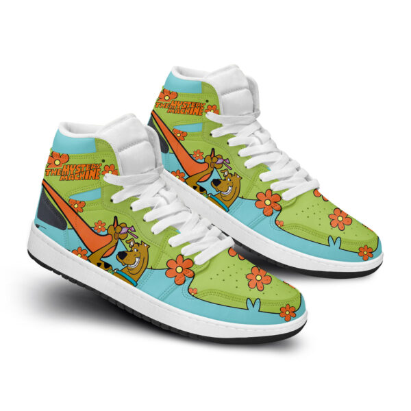 Tubopro Scooby-Doo AJ1 High Sneakers Shoes For Men And Women - Image 3