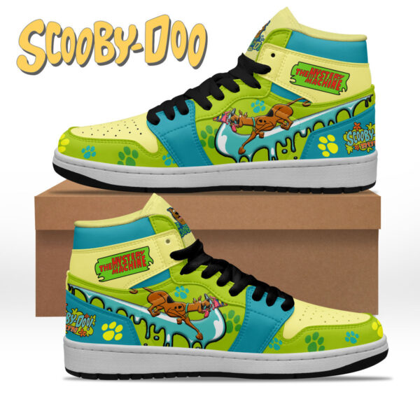 Tubopro Scooby-Doo AJ1 High Sneakers Shoes For Men And Women