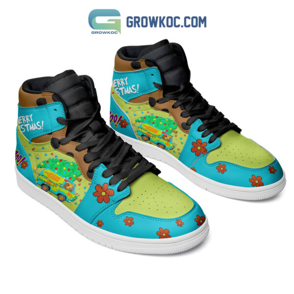 Tubopro Scooby Doo AJ1 High Sneakers Shoes For Men And Women - Image 3