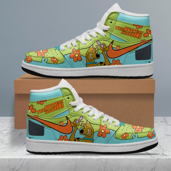 Tubopro Scooby-Doo AJ1 High Sneakers Shoes For Men And Women