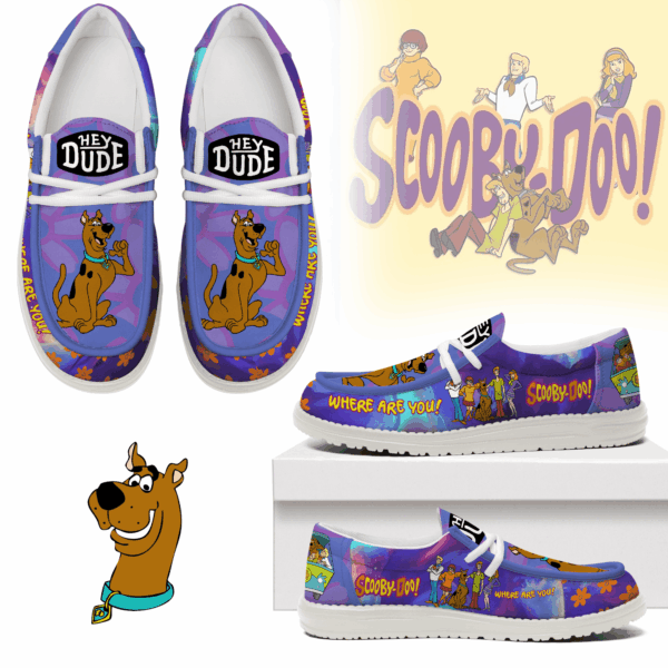 Tubopro Scooby-Doo Personalized Hey Dude Shoes For Men And Women