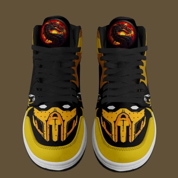 Tubopro Scorpion Get Over Here AJ1 High Sneakers Shoes For Men And Women - Image 2
