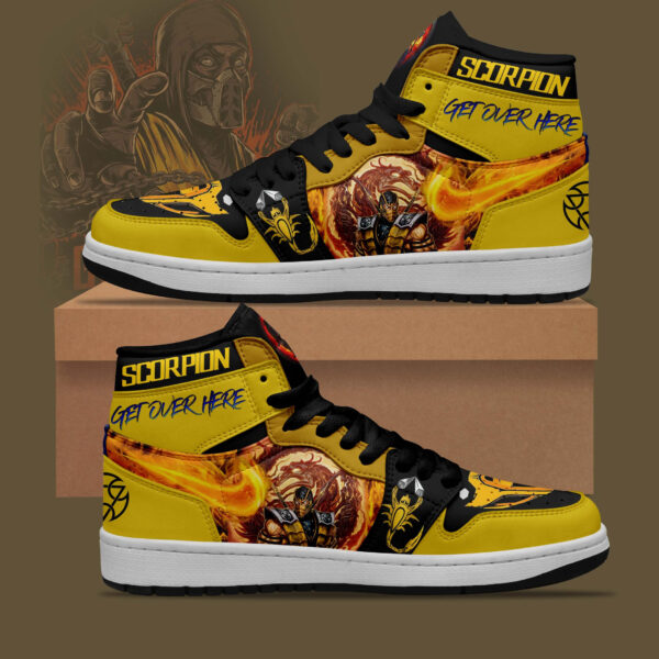 Tubopro Scorpion Get Over Here AJ1 High Sneakers Shoes For Men And Women