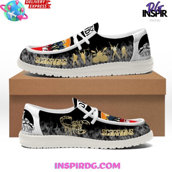 Tubopro Scorpions Rockband Personalized Hey Dude Shoes For Men And Women - Image 4