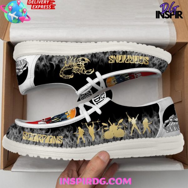 Tubopro Scorpions Rockband Personalized Hey Dude Shoes For Men And Women - Image 6