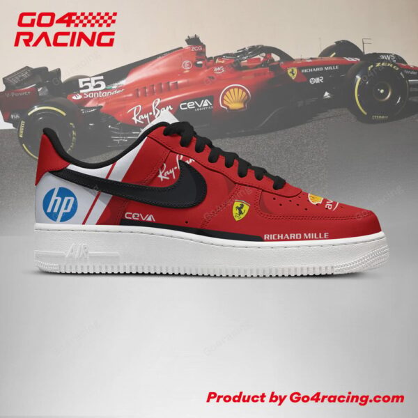 Tubopro Scuderia Ferrari Air Low-Top Sneakers Shoes For Men And Women - Image 3