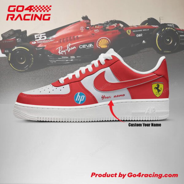 Tubopro Scuderia Ferrari Air Low-Top Sneakers Shoes For Men And Women - Image 2