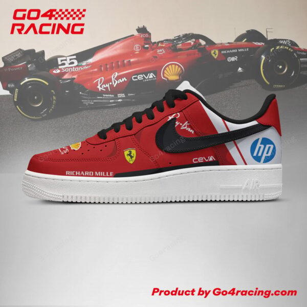 Tubopro Scuderia Ferrari Air Low-Top Sneakers Shoes For Men And Women - Image 2