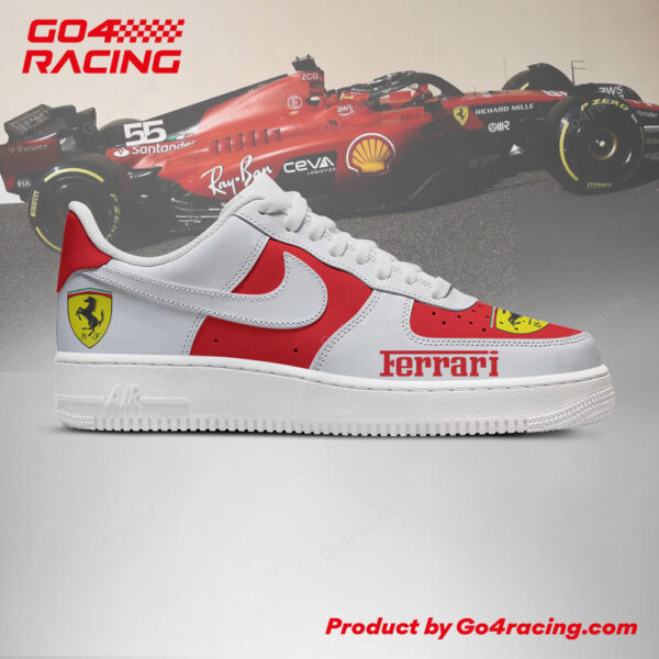 Tubopro Scuderia Ferrari Air Low-Top Sneakers Shoes For Men And Women - Image 3