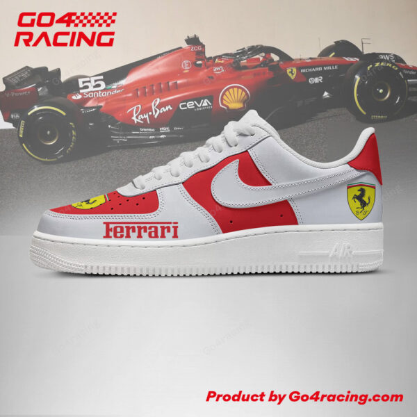 Tubopro Scuderia Ferrari Air Low-Top Sneakers Shoes For Men And Women - Image 2