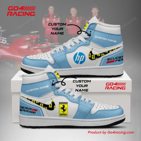 Tubopro Scuderia Ferrari AJ1 High Sneakers Shoes For Men And Women