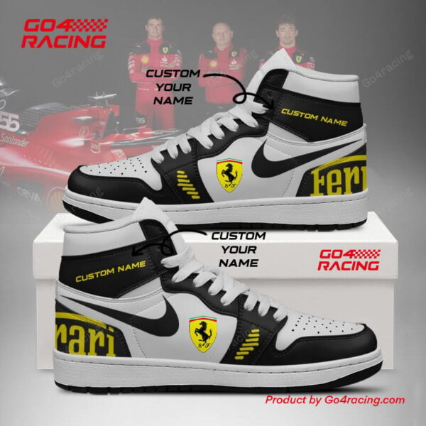 Tubopro Scuderia Ferrari AJ1 High Sneakers Shoes For Men And Women