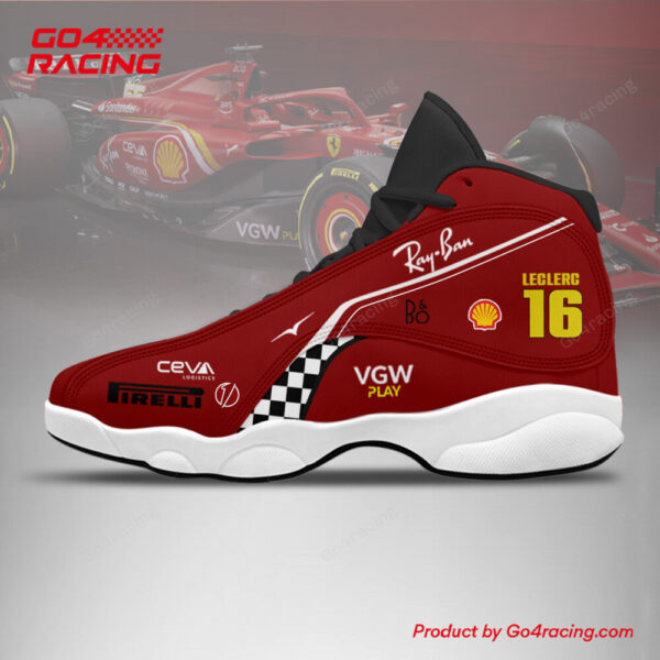 Tubopro Scuderia Ferrari AJ13 Sneakers Shoes For Men And Women - Image 2