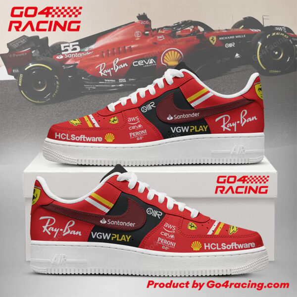 Tubopro Scuderia Ferrari x Lewis Hamilton Air Low-Top Sneakers Shoes For Men And Women