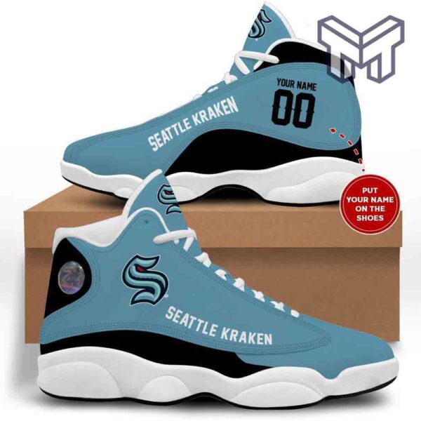 Tubopro Seattle Kraken AJ13 Sneakers Shoes For Men And Women