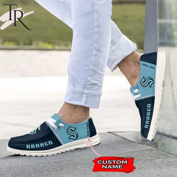 Tubopro Seattle Kraken Personalized Hey Dude Shoes For Men And Women - Image 4