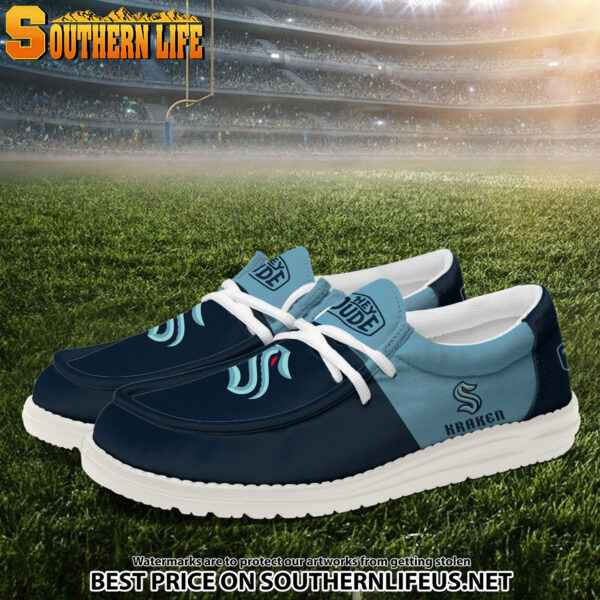 Tubopro Seattle Kraken Personalized Hey Dude Shoes For Men And Women - Image 2