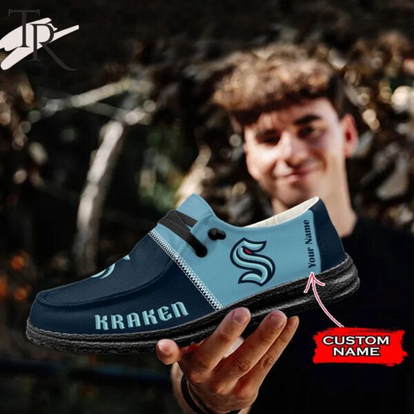 Tubopro Seattle Kraken Personalized Hey Dude Shoes For Men And Women - Image 2