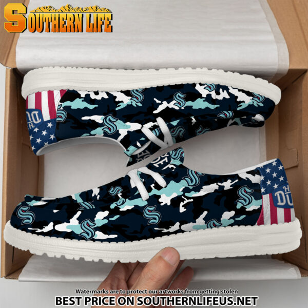 Tubopro Seattle Kraken Personalized Hey Dude Shoes For Men And Women - Image 4
