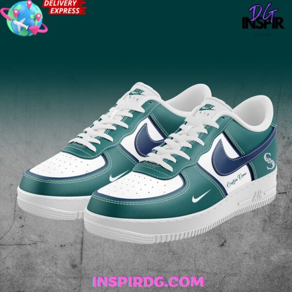 Tubopro Seattle Mariners Air Low-Top Sneakers Shoes For Men And Women - Image 2