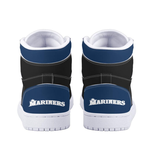 Tubopro Seattle Mariners AJ1 High Sneakers Shoes For Men And Women - Image 4