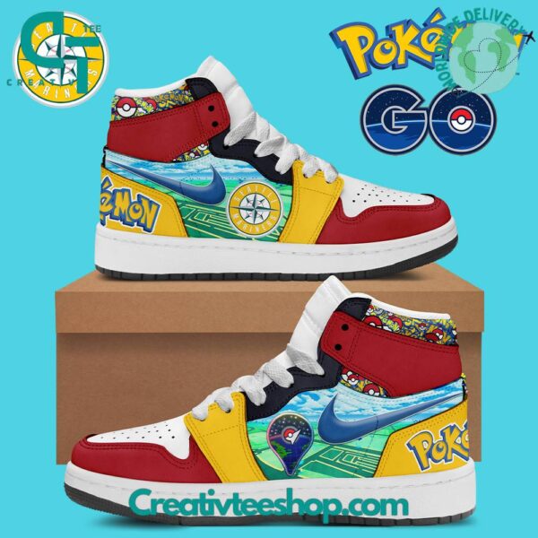 Tubopro Seattle Mariners AJ1 High Sneakers Shoes For Men And Women