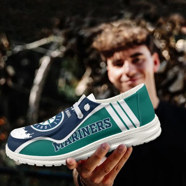 Tubopro Seattle Mariners Hey Dude Shoes For Men And Women - Image 3