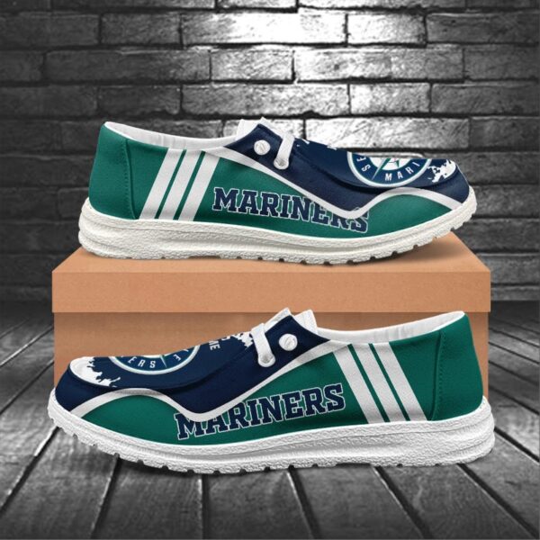 Tubopro Seattle Mariners Hey Dude Shoes For Men And Women - Image 5