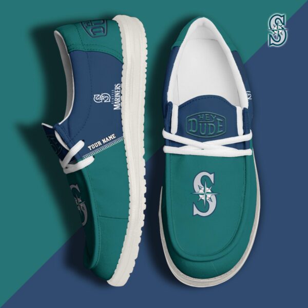 Tubopro Seattle Mariners Personalized Hey Dude Shoes For Men And Women - Image 2