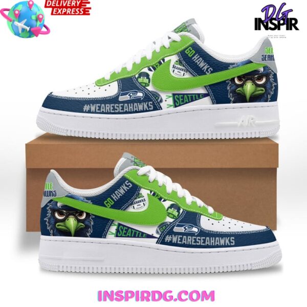 Tubopro Seattle Seahawks Air Low-Top Sneakers Shoes For Men And Women - Image 2