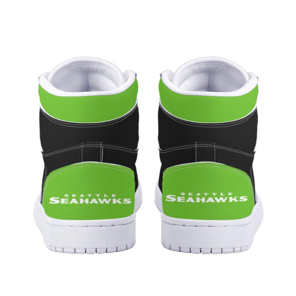 Tubopro Seattle Seahawks AJ1 High Sneakers Shoes For Men And Women - Image 4