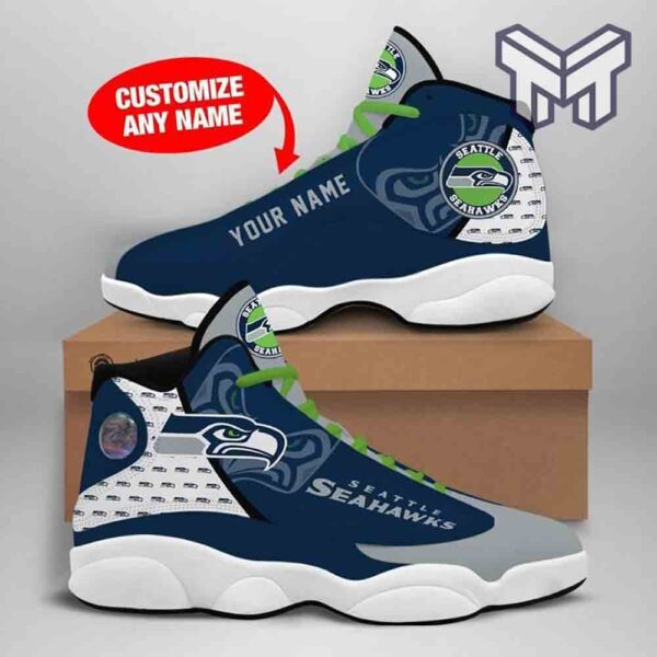 Tubopro Seattle Seahawks AJ13 Sneakers Shoes For Men And Women