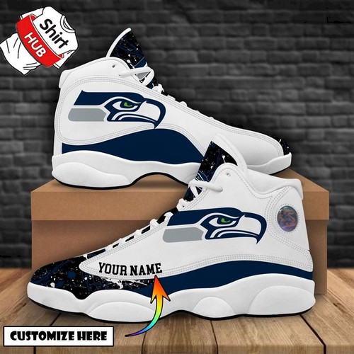 Tubopro Seattle Seahawks AJ13 Sneakers Shoes For Men And Women