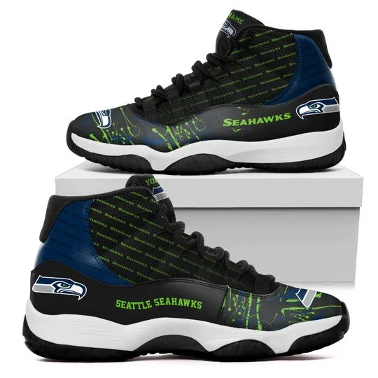 Tubopro Seattle Seahawks AJ13 Sneakers Shoes For Men And Women