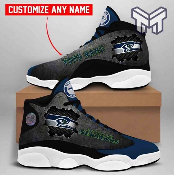 Tubopro Seattle Seahawks AJ13 Sneakers Shoes For Men And Women