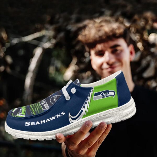 Tubopro Seattle Seahawks Hey Dude Shoes For Men And Women - Image 3