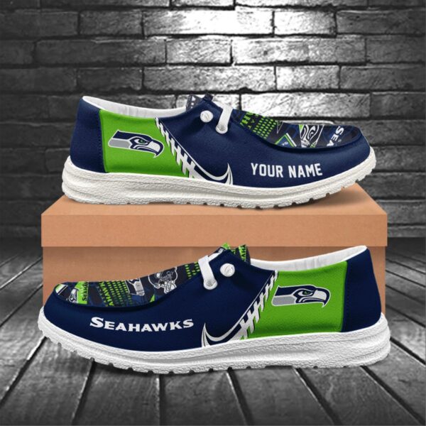 Tubopro Seattle Seahawks Hey Dude Shoes For Men And Women - Image 5