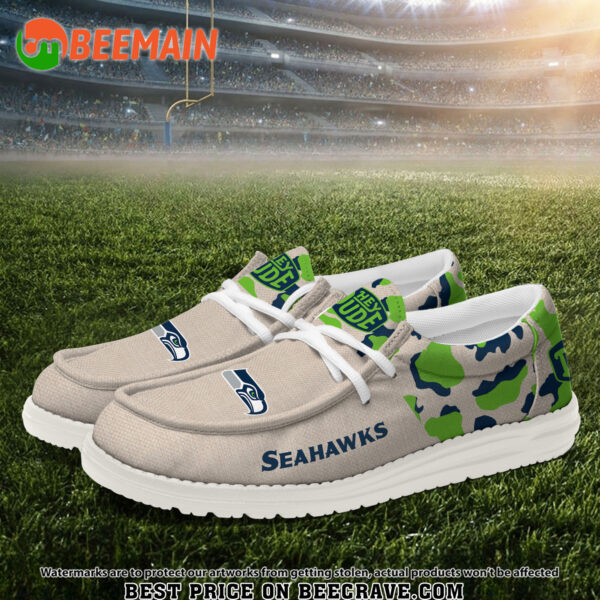 Tubopro Seattle Seahawks Hey Dude Shoes For Men And Women - Image 2