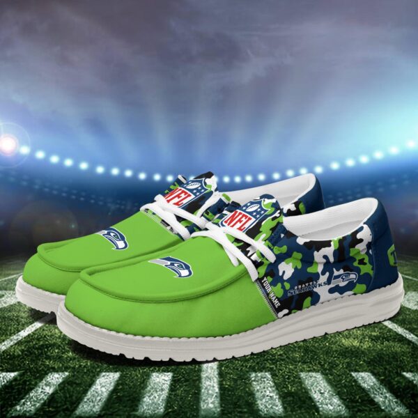 Tubopro Seattle Seahawks Hey Dude Shoes For Men And Women - Image 4