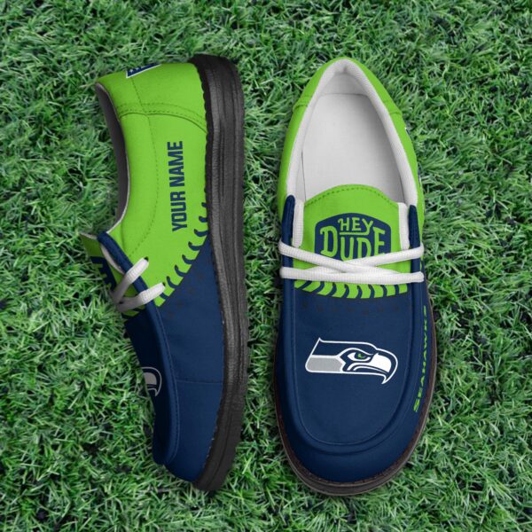 Tubopro Seattle Seahawks Hey Dude Shoes For Men And Women - Image 2