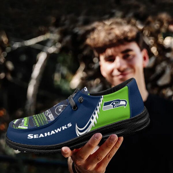 Tubopro Seattle Seahawks Hey Dude Shoes For Men And Women - Image 4