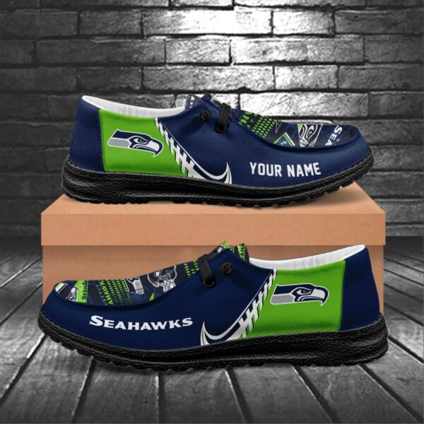 Tubopro Seattle Seahawks Hey Dude Shoes For Men And Women - Image 6