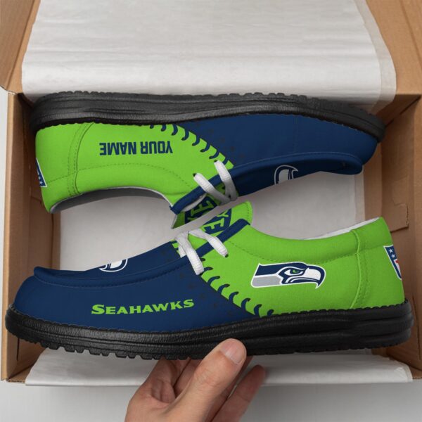 Tubopro Seattle Seahawks Hey Dude Shoes For Men And Women - Image 4