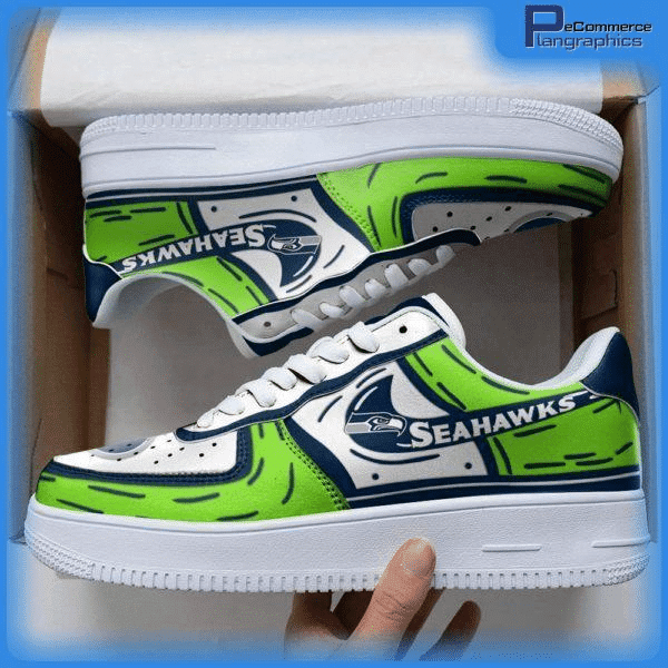 Tubopro Seattle Seahawks NFL Air Low-Top Sneakers Shoes For Men And Women