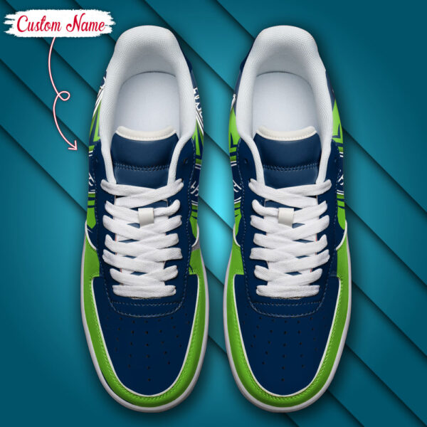 Tubopro Seattle Seahawks NFL Air Low-Top Sneakers Shoes For Men And Women - Image 5