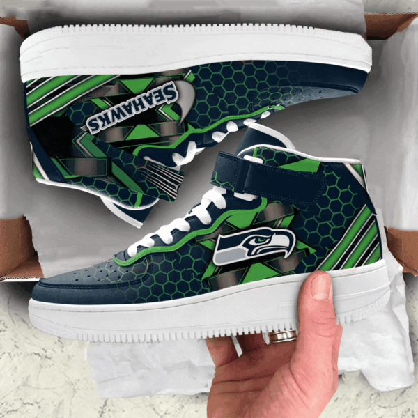 Tubopro Seattle Seahawks NFL Air Low-Top Sneakers Shoes For Men And Women - Image 2