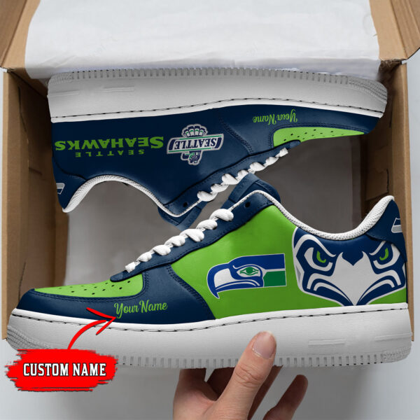 Tubopro Seattle Seahawks NFL Air Low-Top Sneakers Shoes For Men And Women